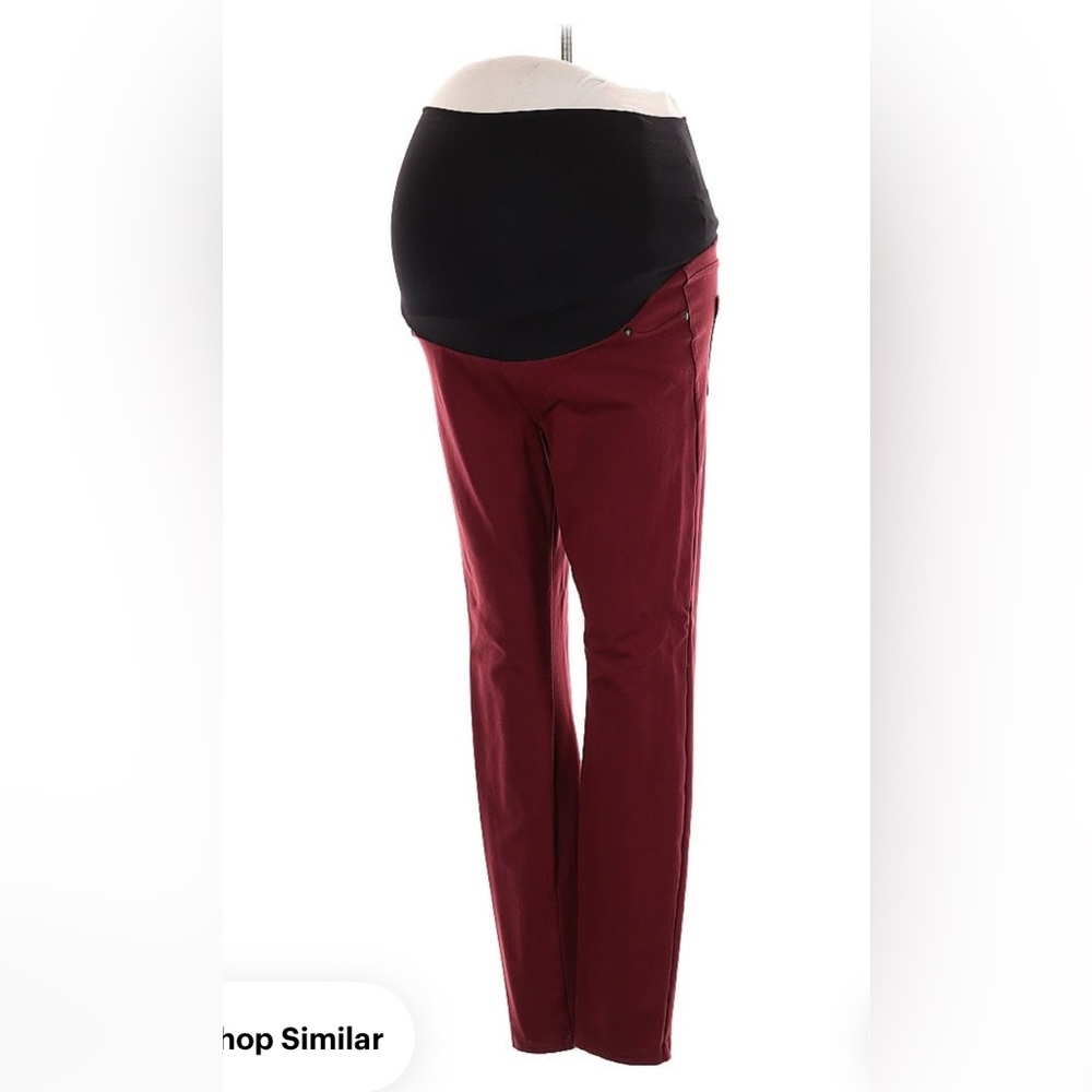 Liverpool Maternity The Legging Over the Belly Pants Burgundy